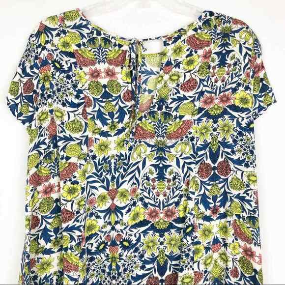 H&M Women's Short Sleeve Shift Floral Dress Size 8 - Picture 7 of 10